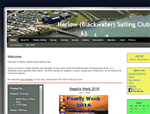 Tablet Screenshot of harlow-blackwater-sailing-club.co.uk